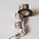 1x Roll 90m Polyester Film Audible Visual Scare Bird Repeller Tape for Crops Hot
