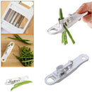 1x Bean Vegetable Runner Slicer Stringer Remover Peeler Handy Shredder Hot