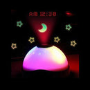 1 pcs Change Color LED Magic Digital Projection Alarm Clock Starry Light  Hot
