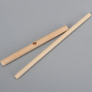 2 x Pancake Maker Round Batter Wooden Rack Stick Spreader Dispenser Hot New
