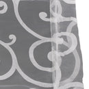 White Tulle Voile Door Curtain Drape Panel Sheer Divider Door Window Curtain