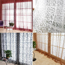 White Tulle Voile Door Curtain Drape Panel Sheer Divider Door Window Curtain