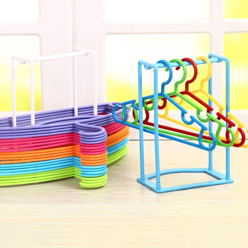 1* Clothes Hanger Stacker Organizer Holder Rack Screw Together Useful Practical