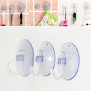 20 X Transparent Wall Hooks Hanger Kitchen Bathroom Suction Cup Sucker Best