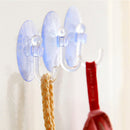 20 X Transparent Wall Hooks Hanger Kitchen Bathroom Suction Cup Sucker Best