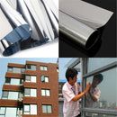 Glass Self Adhesive Film DIY Reflective Mirror Window UV Sun Protection Spy ehj