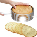 1x Stainless Steel Round Mousse Cake Ring Mold Layer Slicer Cutters Mode Best