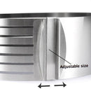 1x Stainless Steel Round Mousse Cake Ring Mold Layer Slicer Cutters Mode Best