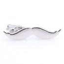 Novelty Mustache Tie Clip Handlebar Shape Mustache Tie Bar
