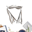 Novelty Mustache Tie Clip Handlebar Shape Mustache Tie Bar