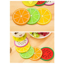 6pcs Fruit Styles Placemats Coasters Cushion Mug Cup Holder Tea Cup Pad Mats