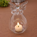 1 PC New Glass Crystal Hanging Tea Light Candle Holder Home Decor Candlestick