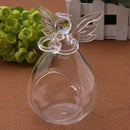 1pc Angel Glass Crystal Hanging Tea Light Candle Holder Home Decor Fashion