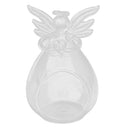 1pc Angel Glass Crystal Hanging Tea Light Candle Holder Home Decor Fashion