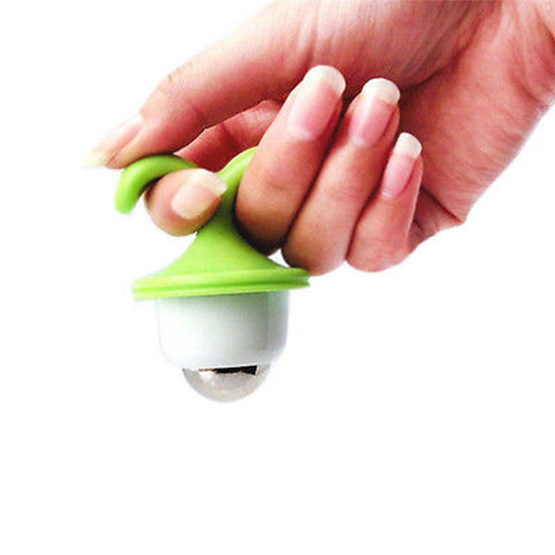Mini Handheld Portable-Roller Ball Full Body Beauty Massager Flowerpot Hot 1x