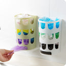 Wall-mounted Garbage Bags Kitchen Tableware Sundries Organizer Hanging Hot
