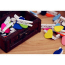 50 x Mini Hearts Wooden Pegs Photo Clips Craft Wedding Party Xmas Decor Hot