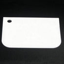 3 Plastic Scrapers Decorating Cake Icing Fondant Baking Plain Smooth Jagged Hot
