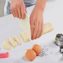 3 Plastic Scrapers Decorating Cake Icing Fondant Baking Plain Smooth Jagged Hot
