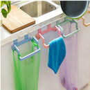 Portable Plastic Door Garbage Trash Bag Box Can Rack Hanging Holder Kitchen Tool