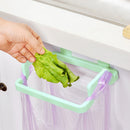 Portable Plastic Door Garbage Trash Bag Box Can Rack Hanging Holder Kitchen Tool