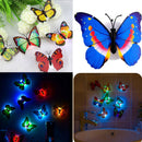 Colorful Changing Beautiful Butterfly LED Night Light Lamp Kids Home