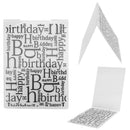 1 pc Embossing Folder Template DIY Scrapbook Paper Card Craft Happy Birthday Hot