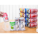 1x Beer Soda Can Storage Holder Kitchen Fridge Space Saver Organizer Rack New