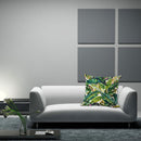 1*Pillow Case Tropical Plants Green Leaves Flower Decorative Linen Cushion