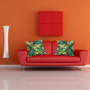 1xTropical Plants Palm Leaf Green Leaves Pillow Cushion Covers Decorative Cover