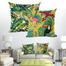 1xTropical Plants Palm Leaf Green Leaves Pillow Cushion Covers Decorative Cover