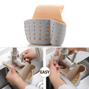 Kitchen Sink Faucet Sponge Soap Storage Organizer Cloth Drain Rack Holder Shelf