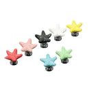1pc Cute Starfish Ceramic Drawer Pulls Handles for Wardrobe Colorful