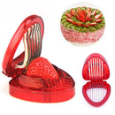 1x Stainless Steel Kitchen Fruit Gadget Tools Mini Strawberry Slicer Hot