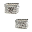 1pack of Linen Desk Storage Box Holder Jewelry Cosmetic Stationery Organizer Bag