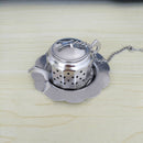 Stainless Steel Teapot Shape Tea Infuser Spice Flower Tea Strainer Herbal Filter