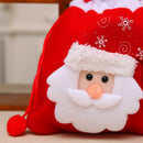 Christmas Gift Bags Reusable Drawstring Wrap Sacks Present Candy Storage a d