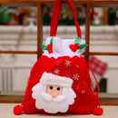 Christmas Gift Bags Reusable Drawstring Wrap Sacks Present Candy Storage a d