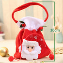 Christmas Gift Bags Reusable Drawstring Wrap Sacks Present Candy Storage a d