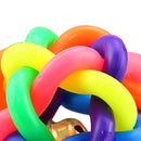 Pet Dog Puppy Dental Teething Healthy Teeth Chew Training Color Play Ball Hot 1x