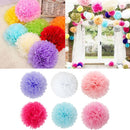 10PCS Handmade 12'' Tissue Paper Flower Ball Home Garden Wedding Car Decor