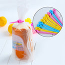 10 x Silicone Food Bag Sealing Ties Pocket Clip Beam Port Cable Twist Tie Best