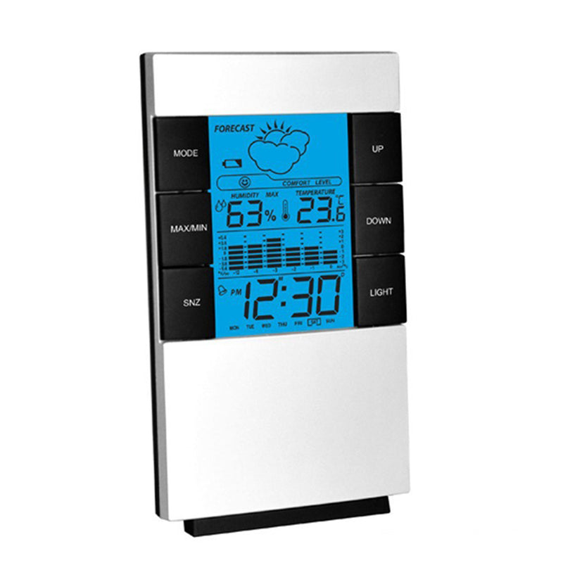 1*Indoor Digital Hygrometer Thermometer Temperature Humidity Meter Alarm Clock