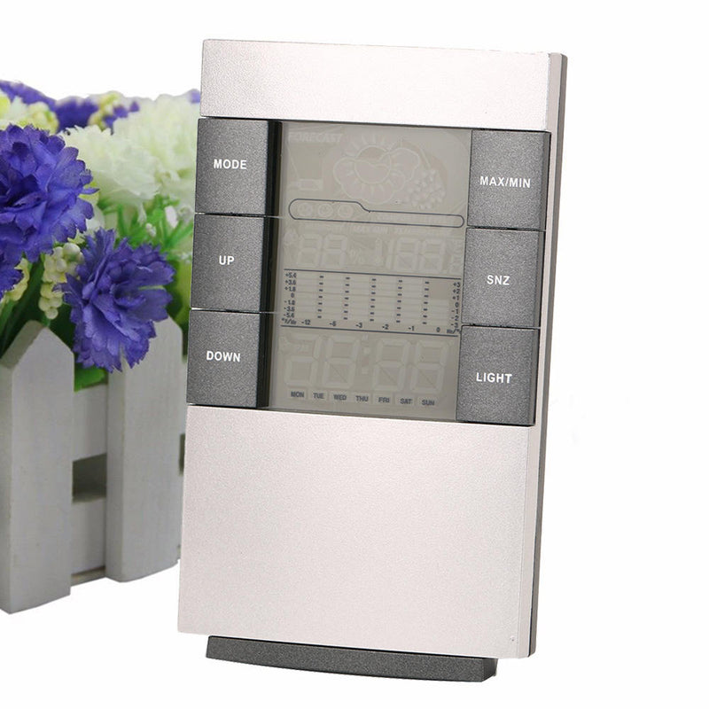 1*Indoor Digital Hygrometer Thermometer Temperature Humidity Meter Alarm Clock