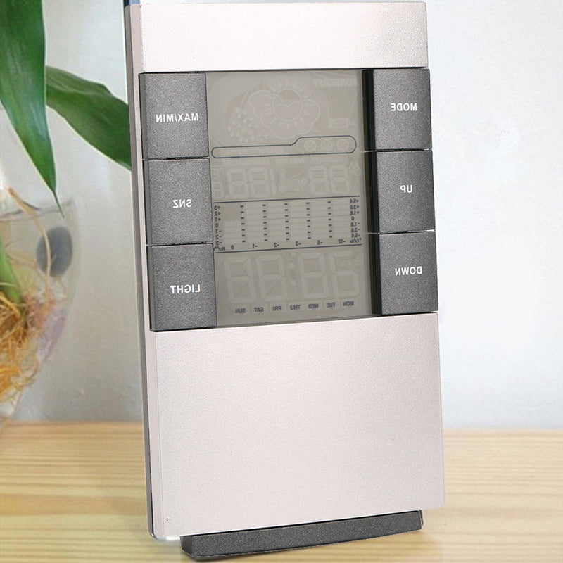 1*Room LCD Thermometer Hygrometer Humidity Meter Indoor Temperature Clock