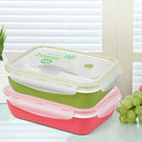 1pack of Clip Lock Microwave Plastic Container Food Kitchen Sandwich Lunch Box