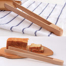 30cm Wood Toast Tong - Wooden Toaster Bagel Bacon Sugar Ice Tea Tongs Kitchen