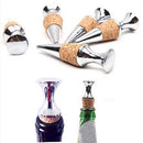 Wine Stopper with Zinc Alloy, Vacuum Reusable Bottle Saver Stopper Plug Best 1
