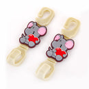1* Car Back Seat Hanger Cute Cat Storage Hook Hidden Type Sundries Organizer