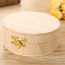1pc  Wooden Ring Boxes / Earrings Jewellery Storage Box / Craft Plain Wood